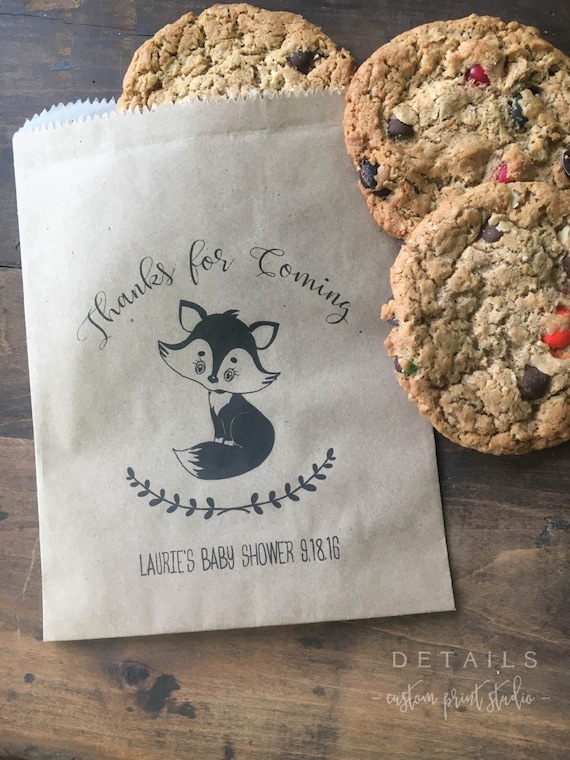 baby shower cookie bags