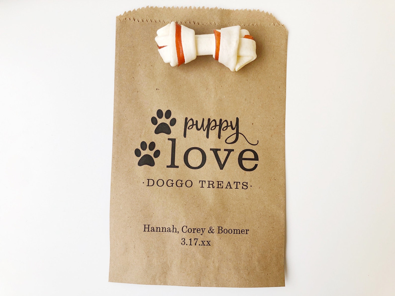 Doggie Bag Wedding Treat Bags Goodie Bags Wedding Favor Etsy