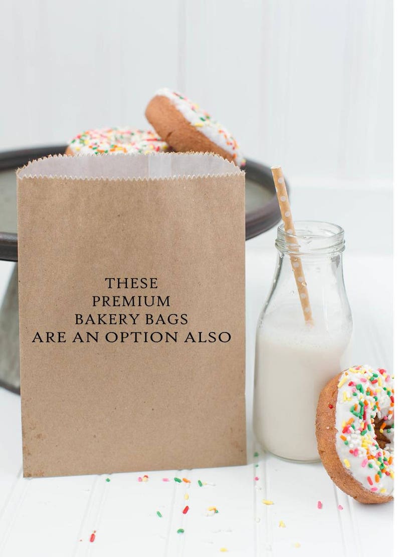 Donut Favor Bags, Doughnut Buffet, Wedding Favors, Donut Bar, Doughnut Wedding Favors, MMM Donuts packs of 25 image 8