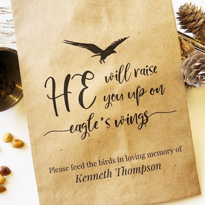 Bolsas de regalo conmemorativas, recuerdos funerarios, celebración de la vida, condolencias, simpatía, ideales para flores silvestres o semillas (no incluidas) - Paquete de 25 SOLO BOLSAS