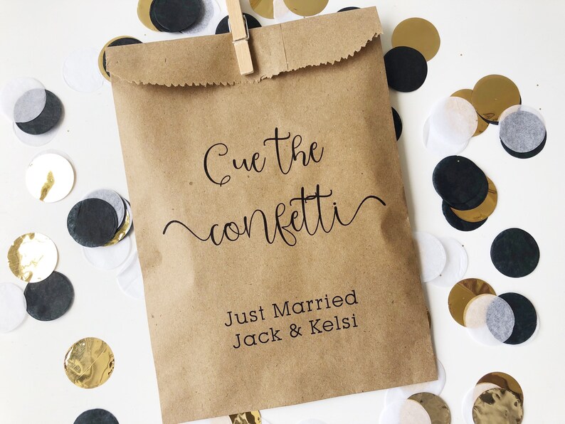Confetti Toss Bags Petal Toss Wedding Send off Petal Etsy