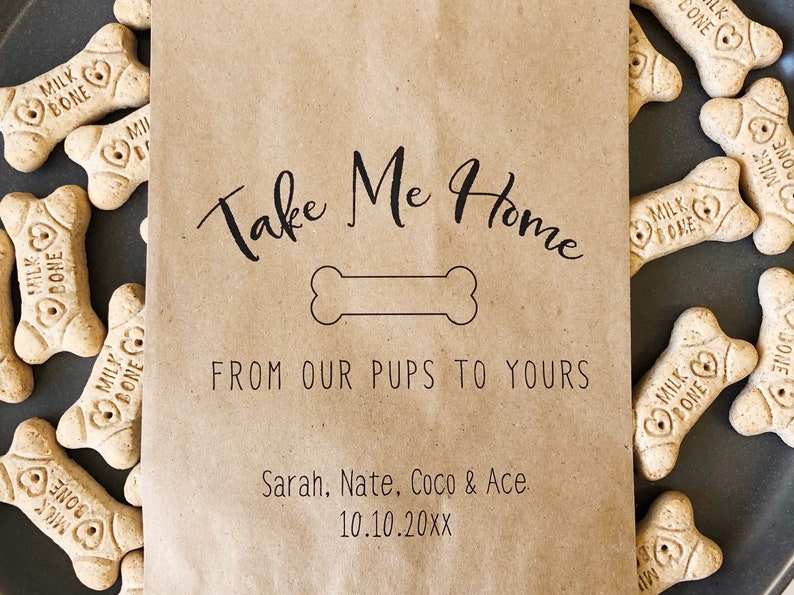 Doggie Bag Wedding Treat Bags Rustic Popcorn Candy- 25 pack Kraft Brown Bags Wedding Favor Bags Goodie Bags