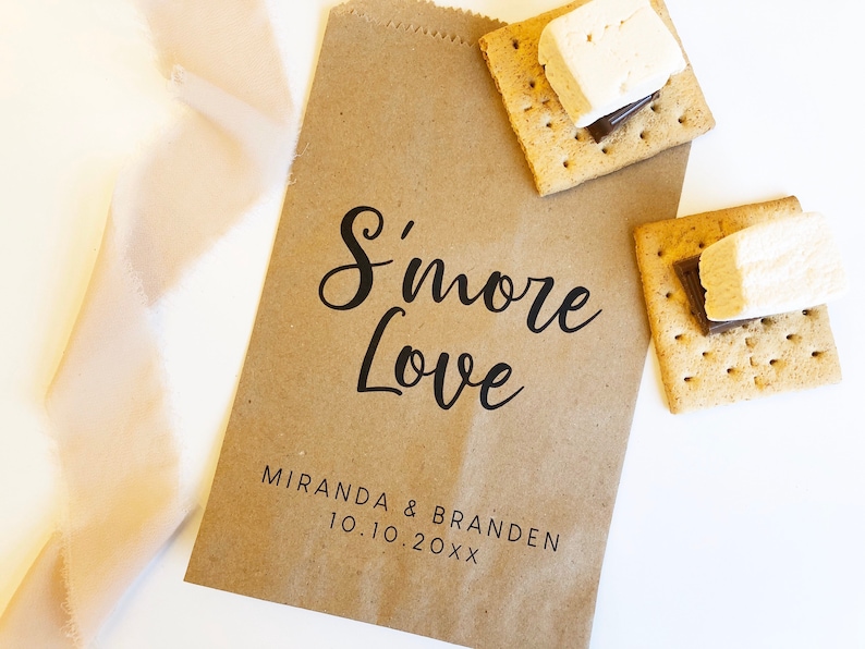 S'more Wedding Favors Wedding Favor Bag S'more image 7