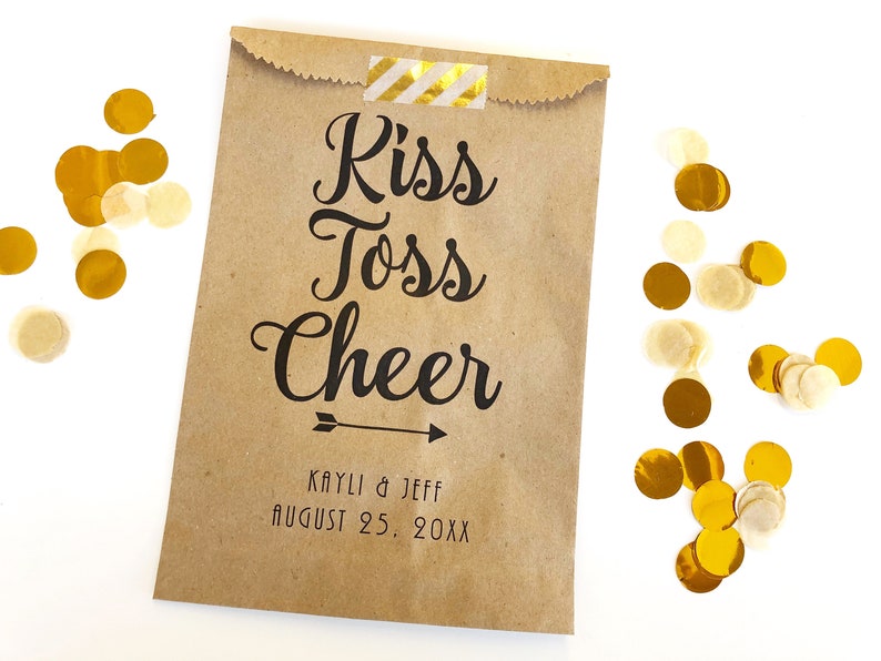 Confetti Toss Bags Petal Toss Wedding Send off Petal Etsy