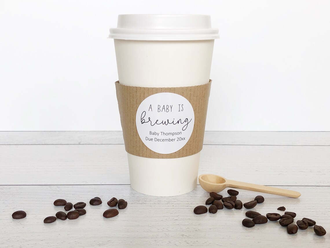 Custom Coffee Sleeves Personalized Paper Coffee Sleeves Hot Etsy