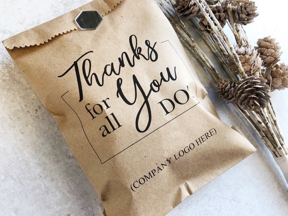 Christmas Treat Bags Corporate Christmas Party Company Holiday Party Employee Gift Ideas Office Gifts Sets of 25 Etsy