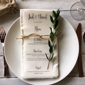 Vellum Wedding Menus, Vellum Menu card, Printed Menus, Winter Wedding Menu, Translucent Paper Menu, Delicate White ink/Color Menu, set of 24