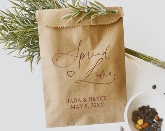 Wildflower Favors - Wedding Favors Seed Bags - Flower Seed Favor Bags - Bridal Shower Spring Wedding Seed Favors - set of 25