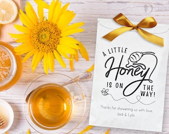 Baby Shower Favors for A Little Honey is on the Way, packs of 25 gift bags
