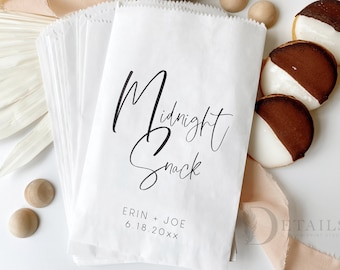 Modern Wedding Favors for Guests, Wedding Favor Bags, Candy Bags, Cookie Bags, Personalized Wedding Favor Bags, Treat Bags, Dessert Bar Bags