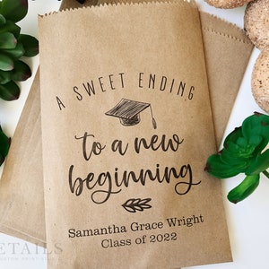 Graduation Favor Bags | Graduation Cookie Buffet Bags | Donut Bags | Grad Party Decor | Class Of 2024 | Grad Party Favors | Candy Favor Bags