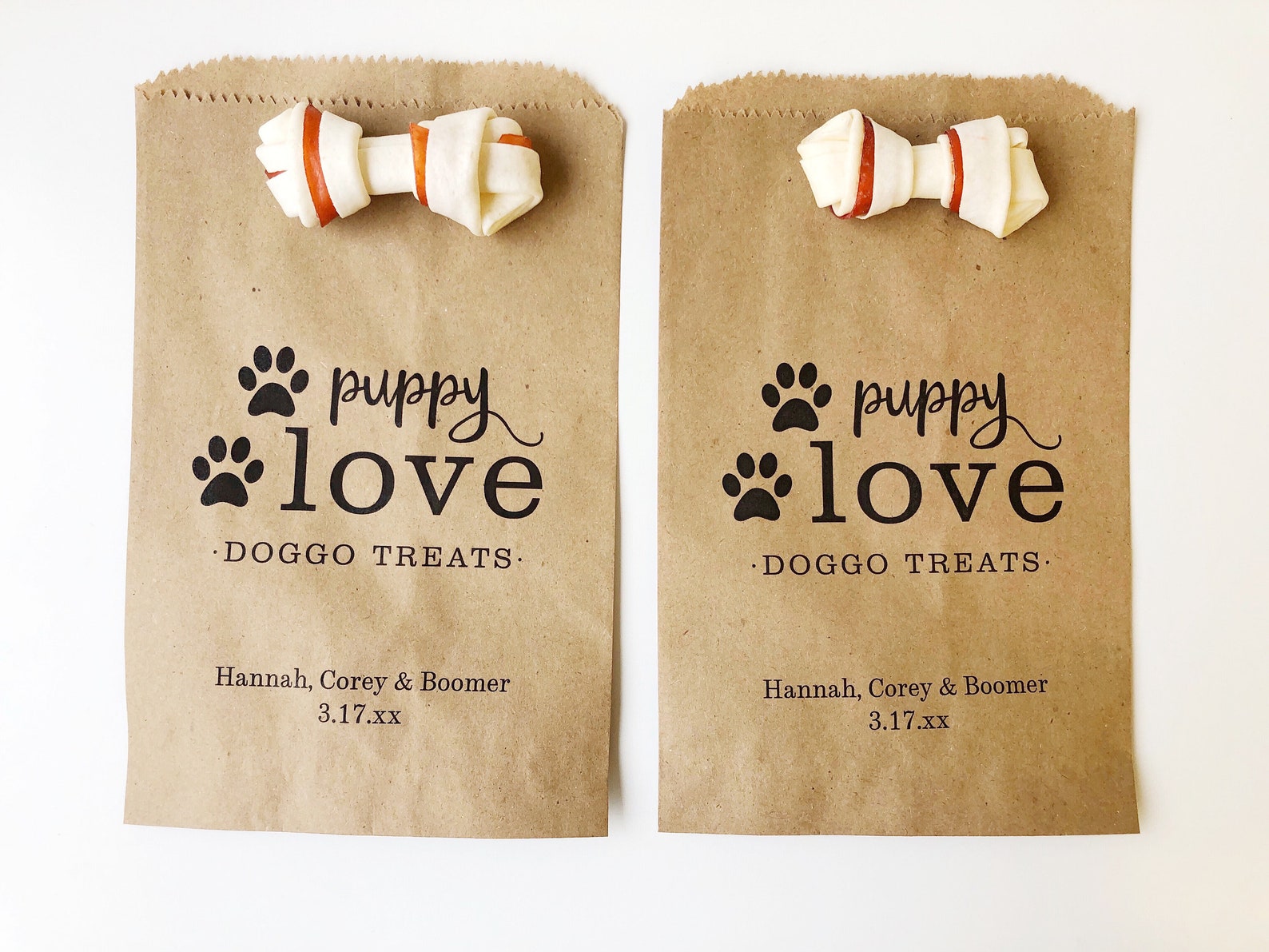 Doggie Bag Wedding Treat Bags Goodie Bags Wedding Favor Etsy