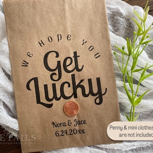 Personalized Lottery Ticket Bags, Scratch Ticket Wedding Favor Bags, Lotto Ticket Favor Bags, Lottery Ticket Holders, Bridal Shower Favors