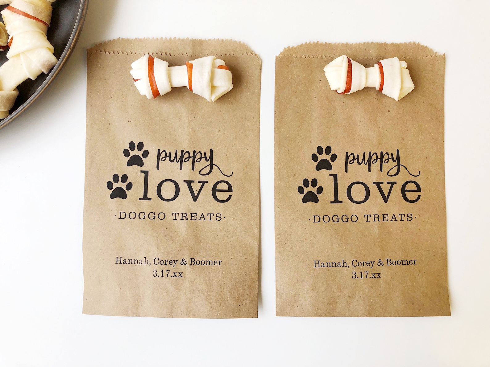 Doggie Bag Wedding Treat Bags Goodie Bags Wedding Favor Etsy