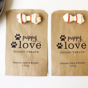 Doggie Bag Wedding Treat Bags, Goodie Bags, Wedding Favor Bags, Kraft ...