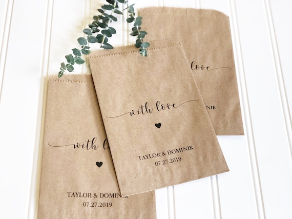 Wedding Favor Bags  Personalized Wedding Favor Gift Bags in Bulk