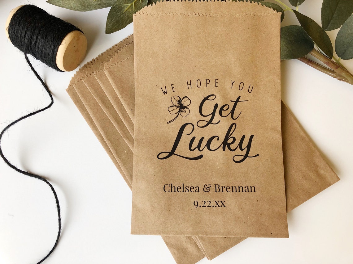 Scratch Ticket Wedding Favor Bags Lotto Ticket Gift Etsy