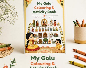My Golu Colouring & Activity Book | Navarathri Printable PDF for Kids