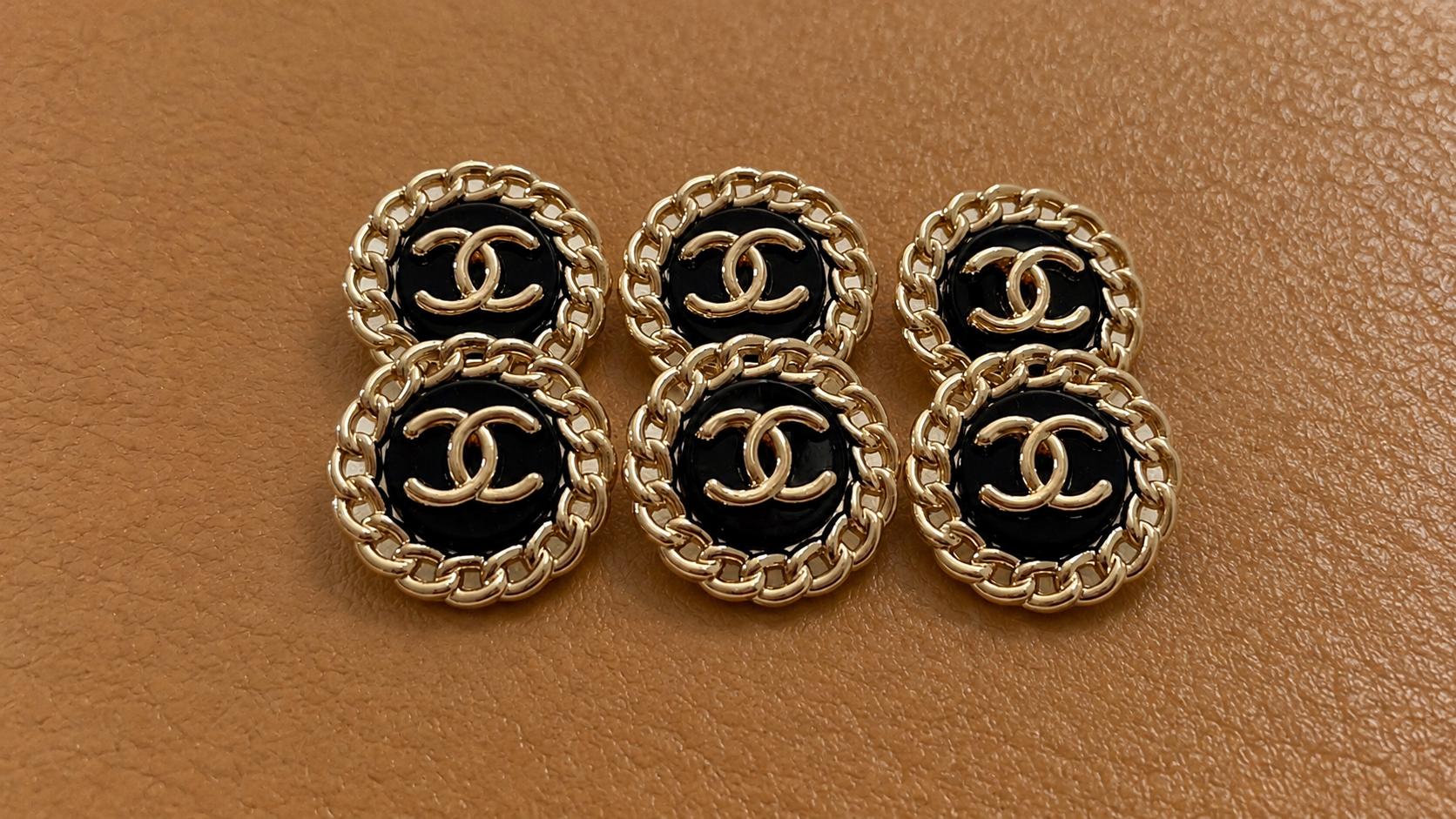 Authentic Chanel Buttons Set - Etsy