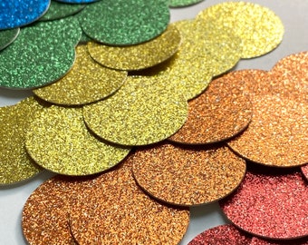 Glitter Confetti / choose size and color(s) / 100 pieces