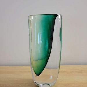 Vicke Lindstrand Glass Vase - Etsy