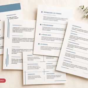 Paquete de plantillas de currículum: 5 plantillas de Word editables y compatibles con sistemas ATS para enfermeros, profesores, personal técnico, de marketing y puestos de nivel inicial.