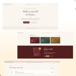 Editable HTML CSS Shop Website Template, No Coding Needed (instant ...