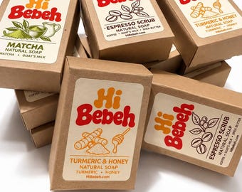 Hi Bebeh Bundle: 1 Turmeric Honey, 1 Matcha, 1 Espresso Scrub