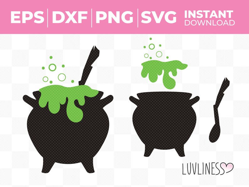 Hocus Pocus Witches Cauldron SVG Bundle Instant Download for - Etsy