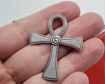 1 Silver Cross Pendant, Silver Cross Pendant, Cross Pendant