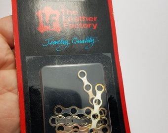 The Leather Factory Bead Spacers, 8 - 4 Hole Bead Spacers
