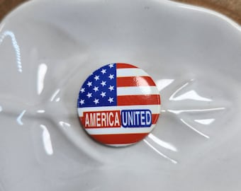 Vintage America United Pin, America United Metal Pin