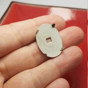 Oval Stone Settings, 3 - 18 mm x 25 mm Silver Oval Stone Settings