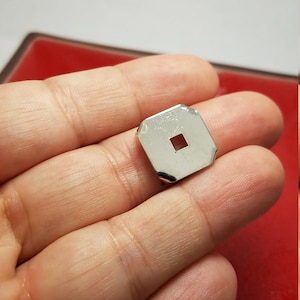 Square Stone Settings, 4 - 17 mm Silver Square Stone Settings