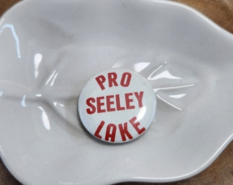 Vintage Pro Seeley Lake Pin, Montana Pro Seeley Lake Metal Pin