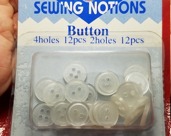 Sewing Buttons, 24 Sewing Buttons
