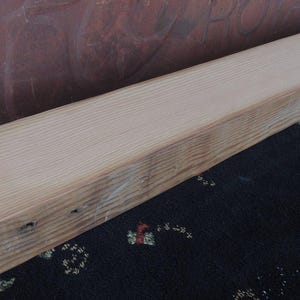 Reclaimed Barn Wood Mantle 93&quot; x 7-1/4&quot; x 3-3/4&quot; // One-Of-A-Kind Old Growth Douglas Fir