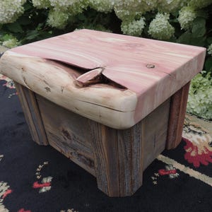 Live Edge Urn 15&quot; x 11-1/2&quot; x 9-1/2&quot; // Burial Urn // Cremation Urn // Farm and Woods Urn