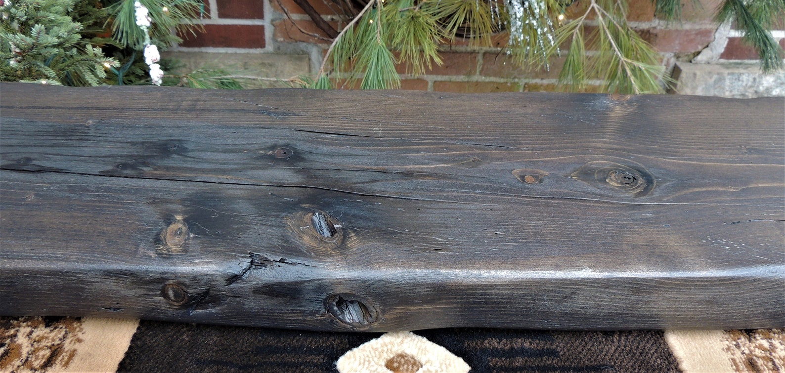 Chimenea Mantel 73 x 10-1/2 x 3//Reclaimed | Etsy