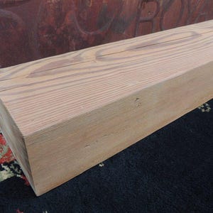 Barn Beam Mantel 78&quot; x 7-1/4&quot; x 5-3/8&quot; // Solid Authentic Elusive Classic Old Growth Mantle // Ships Free