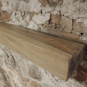 FIREPLACE Mantle 78&quot; x 6-1/2&quot; x 4&quot; // Authentic Old Growth Basswood // Ships Free