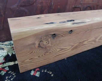 Fireplace Mantel 70" - Rustic Authentic Reclaimed One-Of-A-Kind Barn Beam