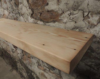 Fireplace Mantel 50" x 12" x 3" // Authentic Vintage Old Growth Wester Cedar