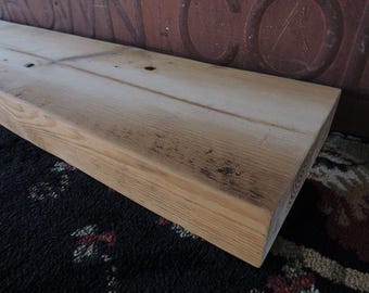 Fireplace Mantel 67" x 10" x 3" // 1860's Brick Mansion Mantelpiece