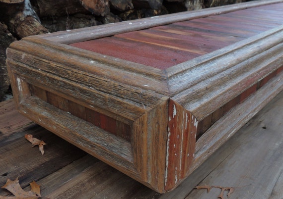 Barnwood Fireplace Mantel 75 X 15 X 7 Etsy
