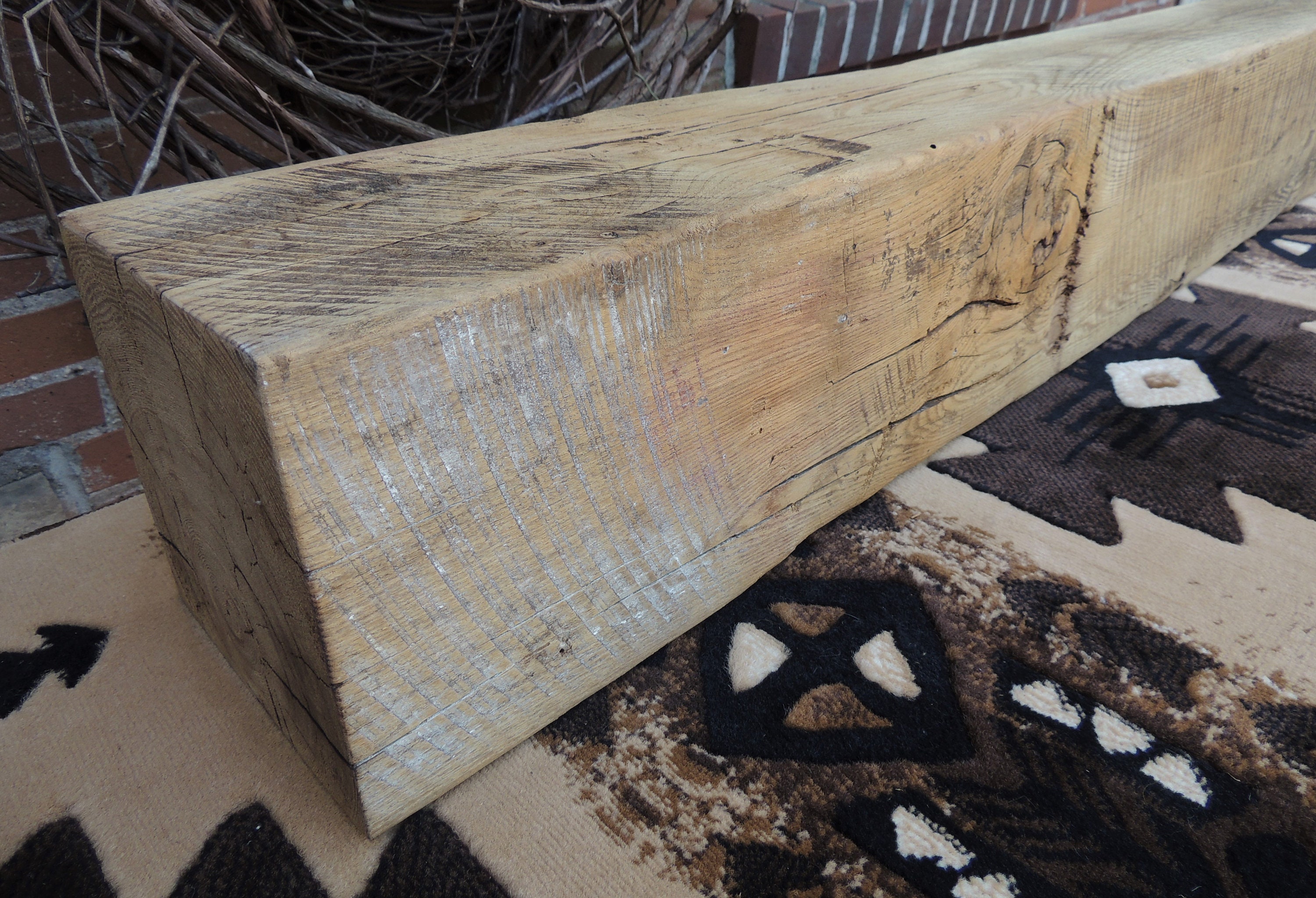 Chimenea Mantel 60-1/4 x 7-3/4 x 7-1/2 // | Etsy