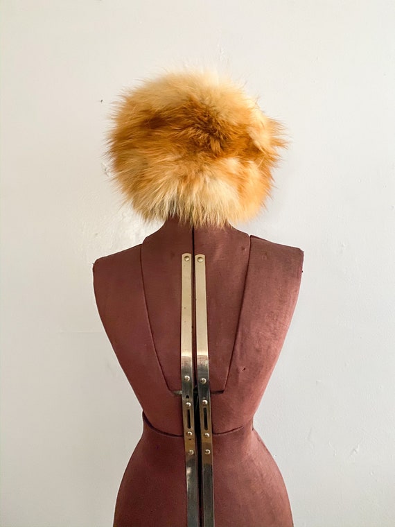 1960s Vintage Fox Fur Hat