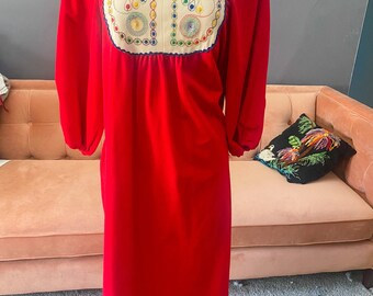 Red House Dress - Etsy
