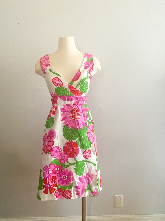 1960's Vintage Hawaiian Mini Dress by Malia Honolu