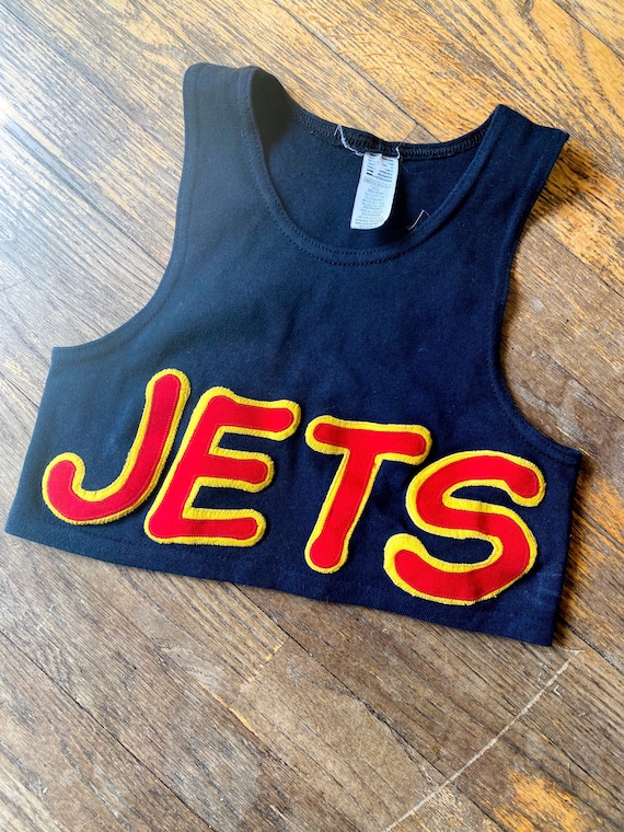 Vintage Late 70s/early 80s Jets Crop Top! - image 1